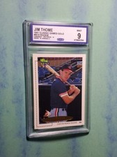 Graded Mint 9 1991 Classic Best Gold Insert JIM THOME Cleveland Indians 