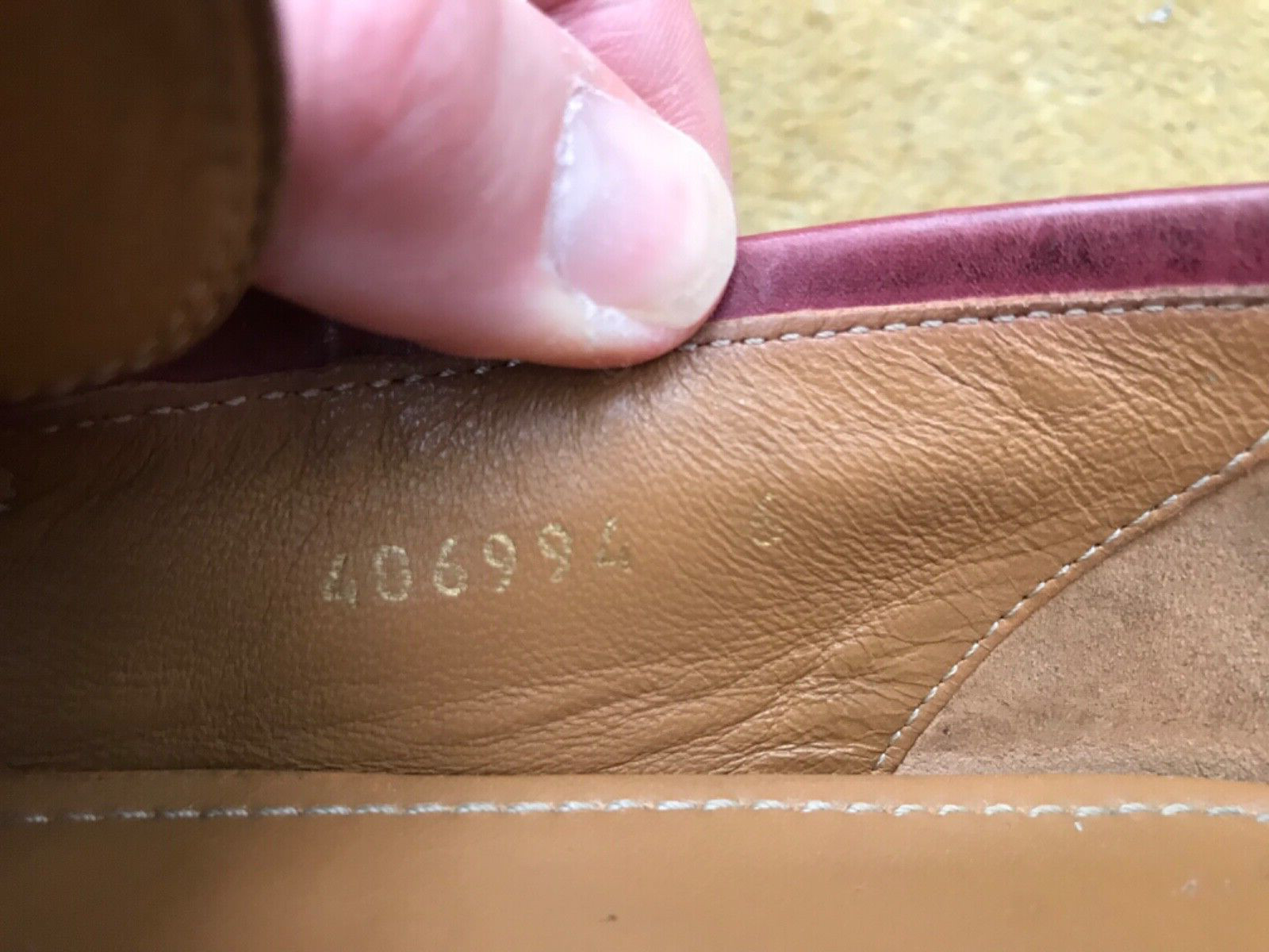 Gucci Loafers Leather shoes Jordaan Burgundy Red Horsebit Mens UK 6 US 7 EU 40 thumbnail 12