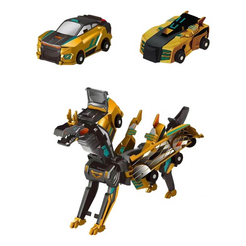 Dinosaur Transformer Car Toy Automatic Transformer Toy Collision Transforming --