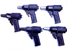 5 Each FSI Pt-100 Air Hydraulic Riveters for Parts or Repair Aircraft Tools