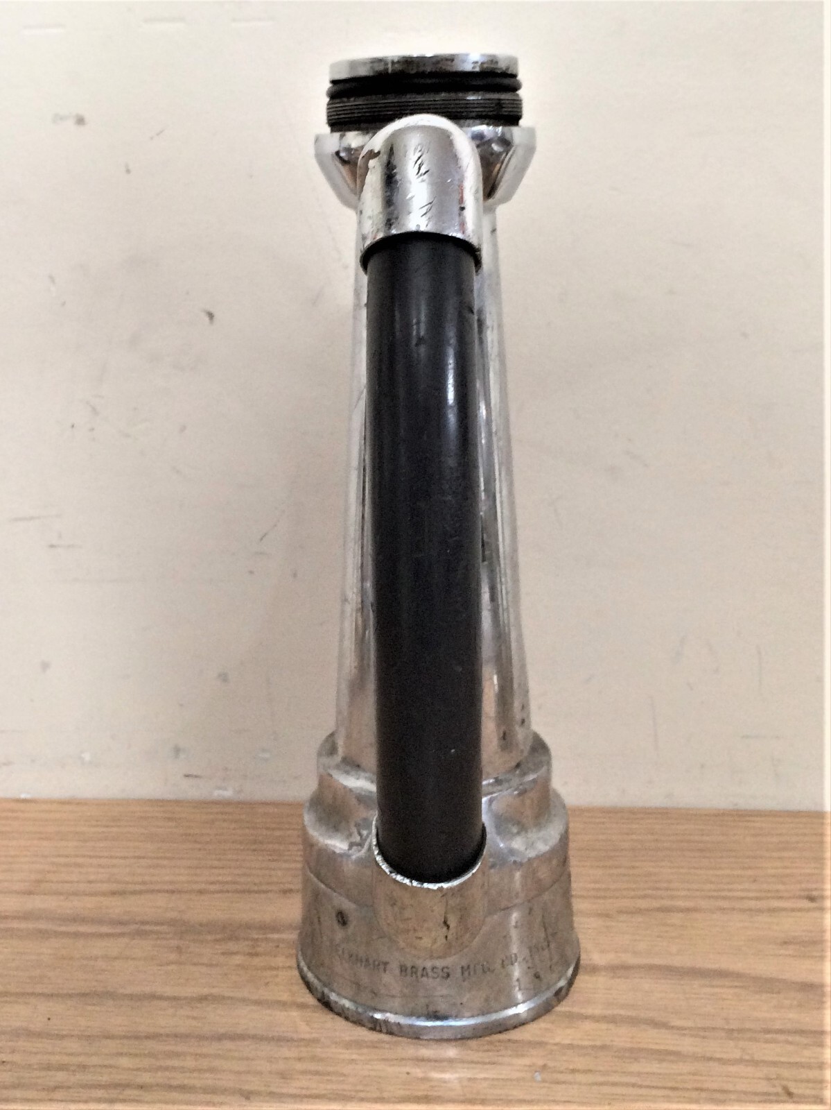 Vintage ELKHART CHROME BRASS FIRE HOSE DUAL HANDLE (NO NOZZLE) 1 eBay