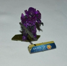  MEGA CONSTRUX HALO UNIVERSE SERIES 1 - PURPLE SPARTAN ASTER WITH BATTLE RIFLE