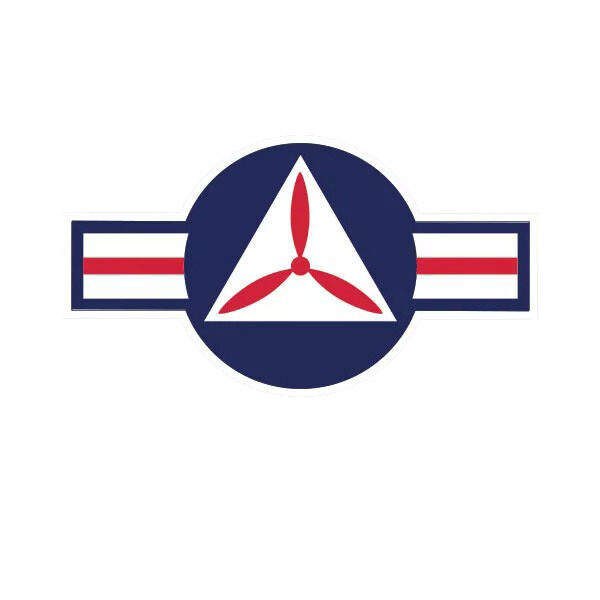United States Military Civil Air Patrol Roundel Sticker Decal