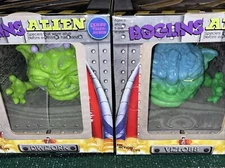 Boglins Alien Vizlobb and Dwizork Rubber Monster Puppet Toys Retro Reissue