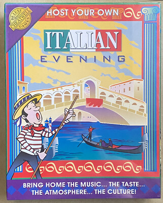 HOST YOUR OWN ITALIAN EVENING Dinner Party Cheatwell Games SEALED Fast FREE POST