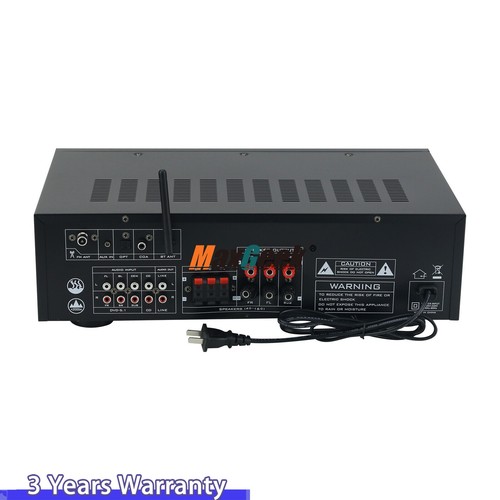 SR-3800 1000W 220V Bluetooth Amplifier 5.1CH Karaoke Digital Surround Power Amp - Picture 4 of 7