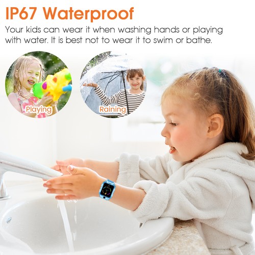 Kids SmartWatch Phone Watch with Camera GPS Tracker Video Call Torch Pedometer - Picture 7 of 11