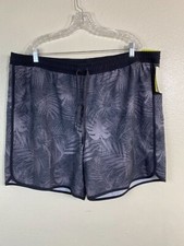 New Mens All In Motion Athletic Shorts size XXL UPF 50 4 way stretch Tropical