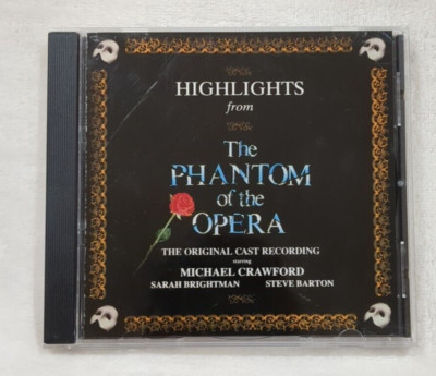 Highlights from The Phantom of the Opera Cast Recording (CD, 1987)