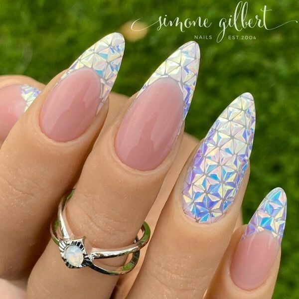 acrylic nail designs diamonds