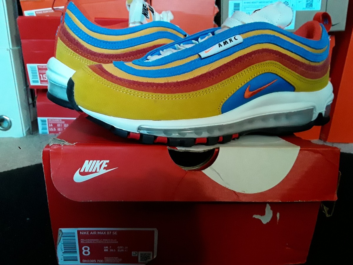 Nike Air Max 97 SE Running Club Suede Pollen Orange Light Photo