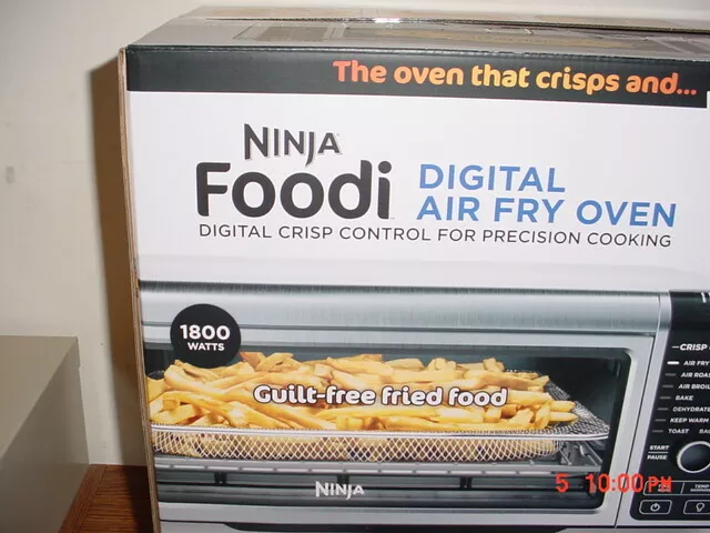 Ninja Foodi 6-in-1 Digital Air Fry Oven/toaster Oven Flip-away For