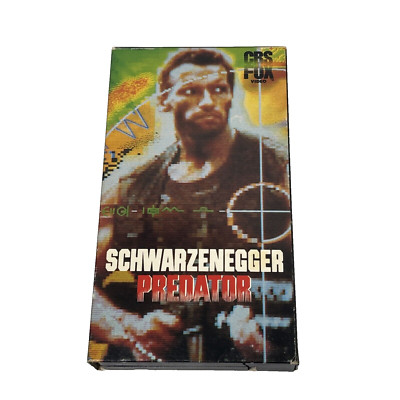 Predator VHS 1988 Video Tape Schwarzenegger Cbs Fox Sci-fi Twentieth Century 