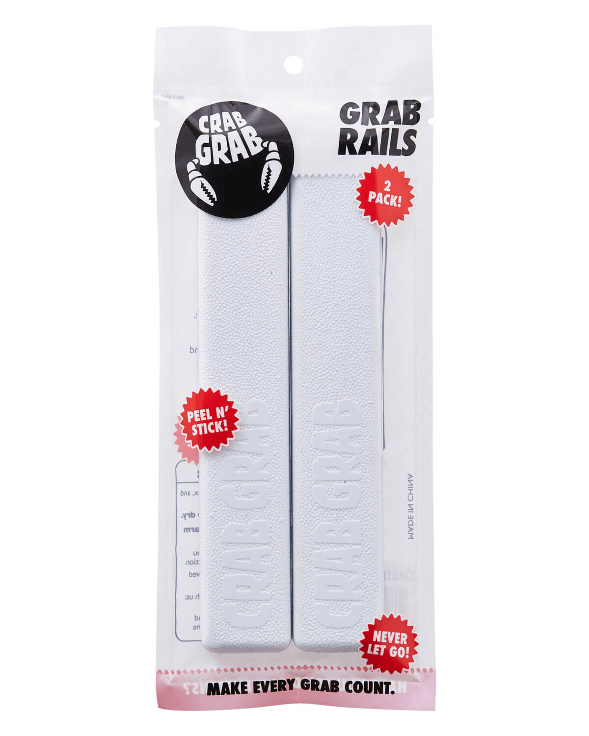 Crab Grab - Grab Rails White - For Snowboards