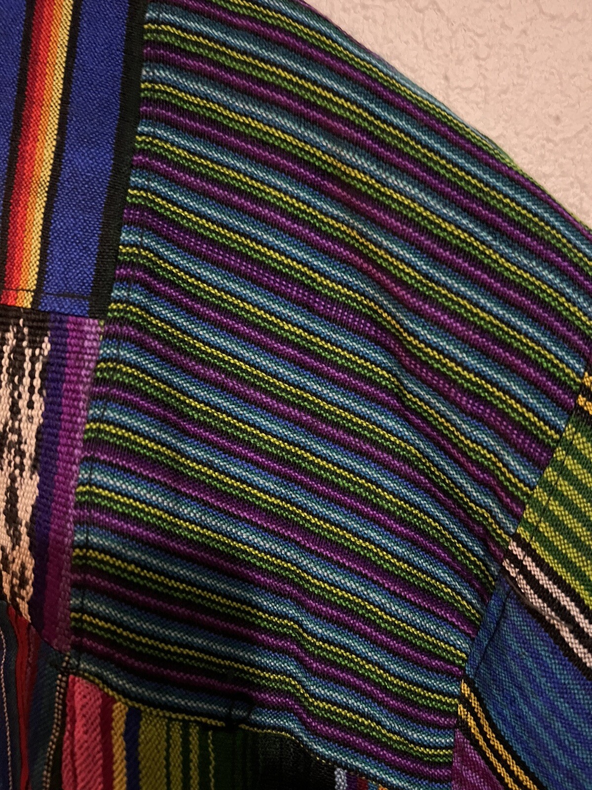 Embroidered Patchwork Guatemalan Bomber Jacket. S… - image 9