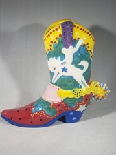 Western Cowboy Boot Statue or Figurine