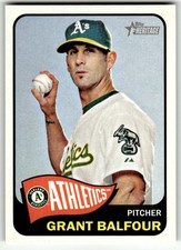 2014 Topps Heritage #271 Grant Balfour Oakland Athletics Baseball