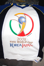 2002 WC KOREA/JAPAN TEE SHIRT SIZE 11-12 YRS FROM MARKS & SPENCER WITH TAGS