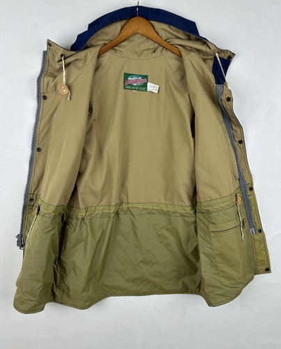 Natural Comforts REI CO-OP Blue Parka Soft Shell Canvas Coat Mens Size Medium - Picture 2 of 13