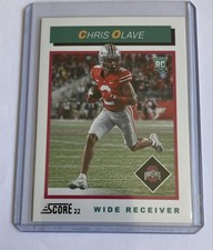 2022 Score - 1992 Throwback Rookie Chris Olave #TB10 (RC)