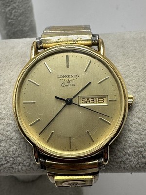 Longines 114 7250 New Battery Mens Swiss Watch 33MM 7'' Stretch Band ANRPL CO M9