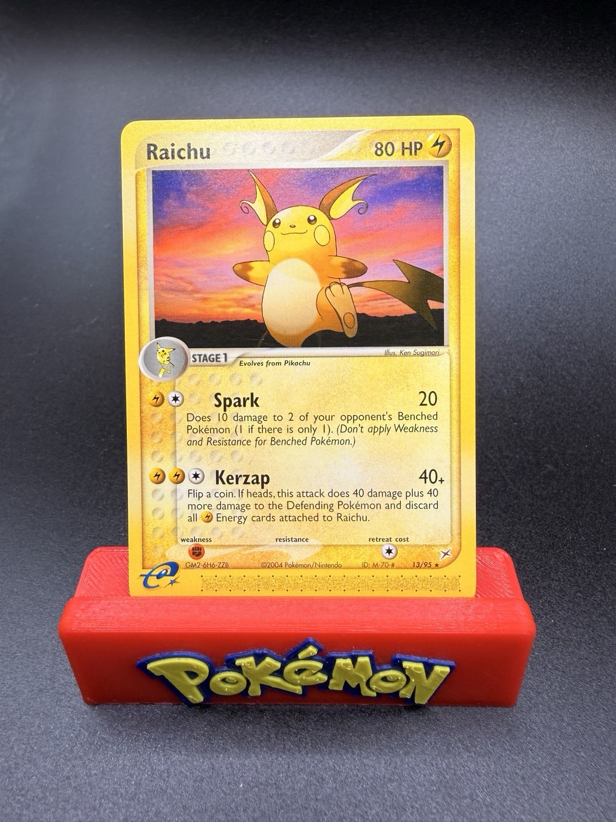 2004 Raichu 13/95 - Team Magma vs Team Aqua Non-Holo Rare - Pokemon TCG - NM
