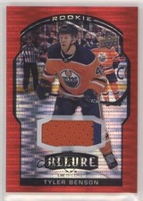 2020-21 Upper Deck Allure Rookie Red Rainbow Jerseys Tyler Benson #84 5gf