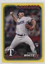 2024 Topps Series 1 Yellow Owen White #5 17bs