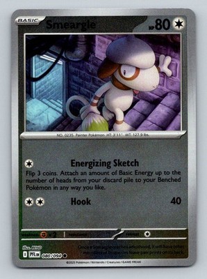 Smeargle 080/094 Common Phantasmal Flames Pokemon Reverse Holo LP