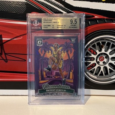 Panini Donruss Optic 2024-25 Bronny James Jr. Downtown Rookie #26 BGS 9.5