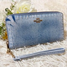 COACH Long Zip Around Wallet/Loved Denim Long Wallet Japan
