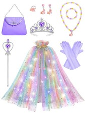 Light Up Princess Dress Up for Girls 3 4 5 6 Years Old, Toddler Dress Up Clot...