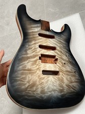 AAAAA  mahogany electric guitar body and satin flame maple thickened cover