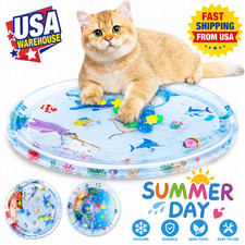 Summer Pet Cooling Mat Water Filled Ice Pad Dog Cat Cooling Bed for Puppies