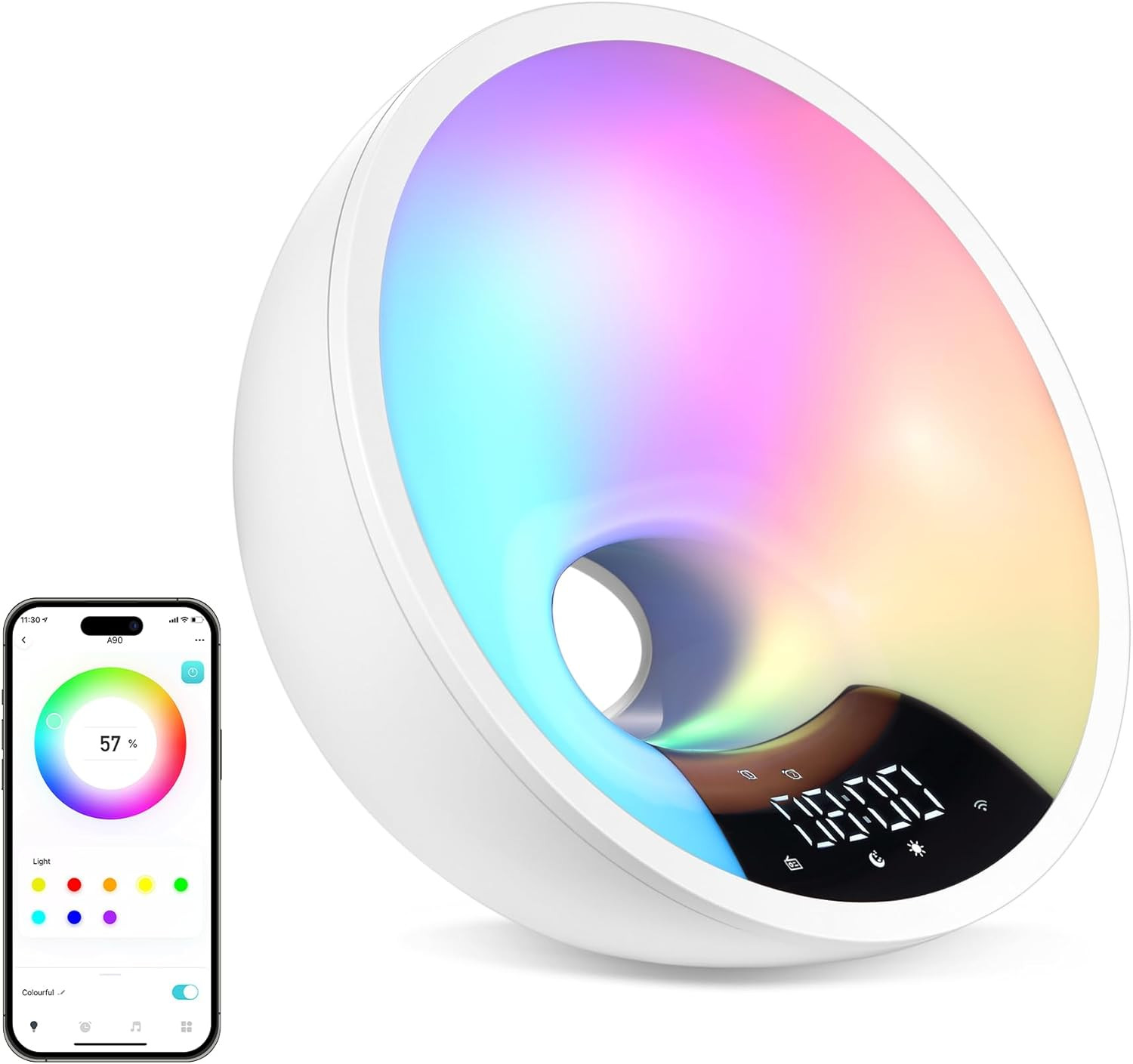 With Wake-up Light & Fm Radio - Digital Clock And