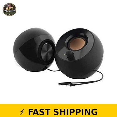 Creative Pebble 2.0 Channel Stereo Speakers - Black