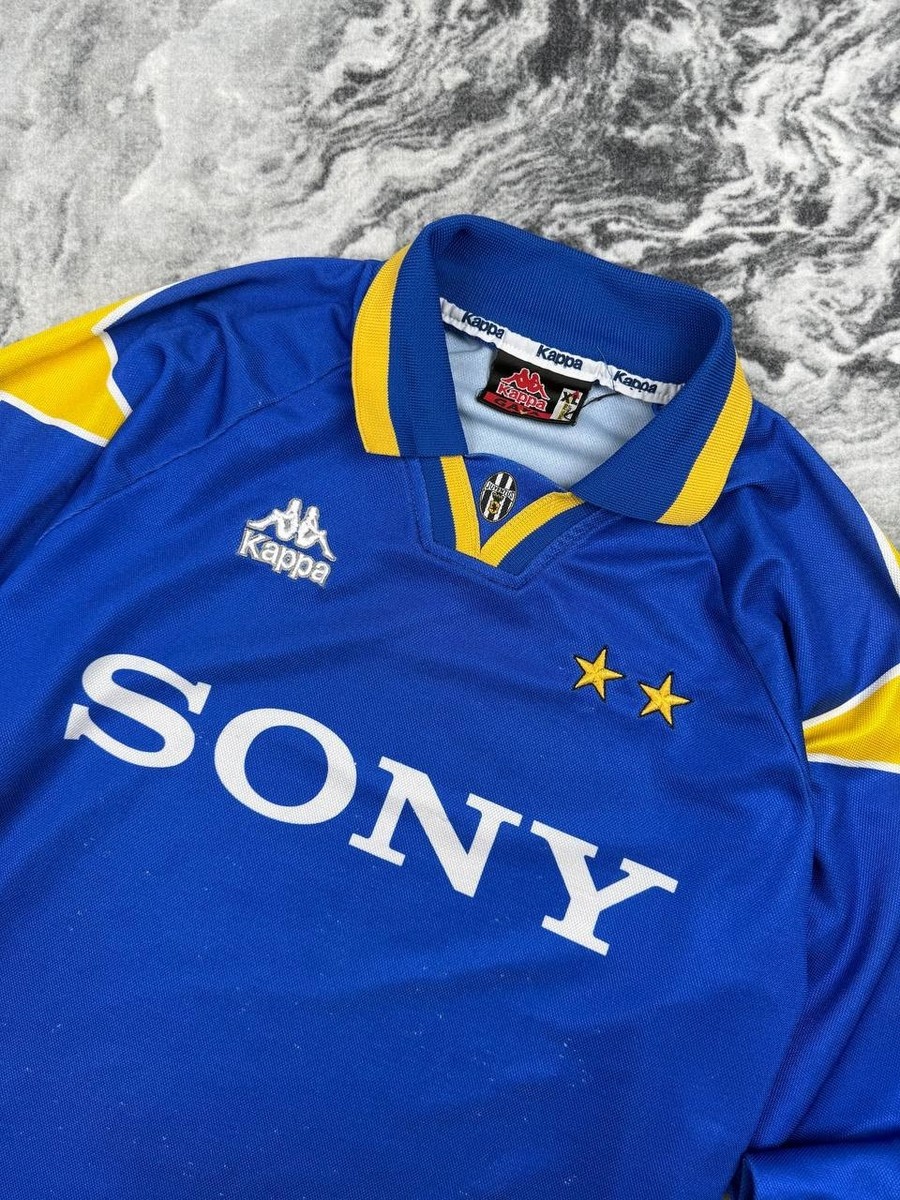 Vintage Juventus 1995 1996 Away Shirt Long Sleeve Jersey Men Size