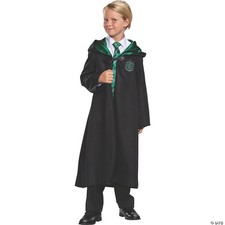 Disguise Harry Potter Slytherin Robe, Official Wizarding World Costume Robes,