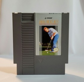 Jack Nicklaus Greatest 18 Holes of Major Championship Golf (NES, 1989) Excellent