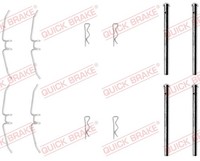 1X Quick Brake 109-0901 ZubehöRsatz Scheibenbremsbelag FüR Ford Volvo