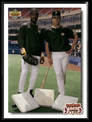 1992 Upper Deck - Diamond Skills Barry Bonds | Andy Van Slyke Pirates NM