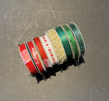 8pc Christmas Holiday Ribbon Bundle   Gift Wrap, Crafts, D cor   Mixed Styles