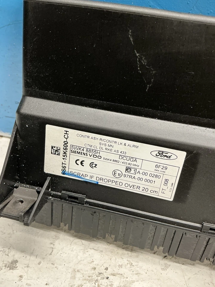 2006 FORD FIESTA-mk6 Facelift-TDCI-LOCK+ECU KIT WITH 2 Keys - Image 3 of 4