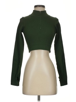Unbranded Women Green Long Sleeve Turtleneck S