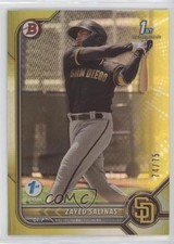 2022 Bowman 1st Edition Yellow Foil 74/75 Zayed Salinas #BPPF-122 7an
