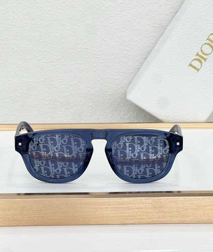 Dior Line S2F Blue Oblique Monogram Transparent Frame Luxury Sunglasses