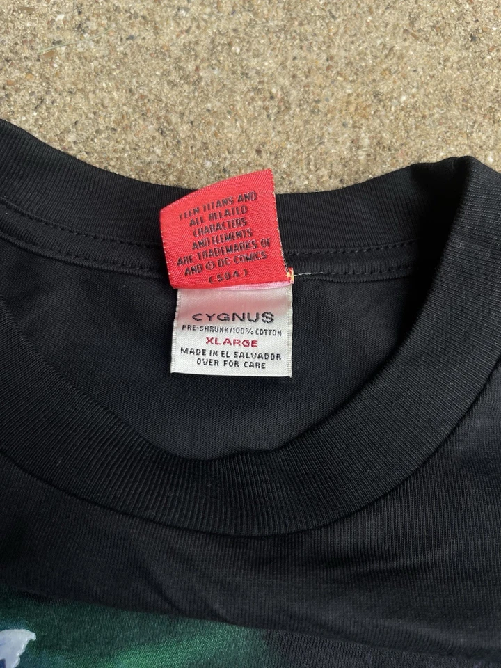 Camiseta De Colección Y2K Teen Titans DC Comic Cartoon Network Gráfica Pequeña Foto 4 de 4