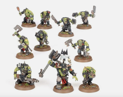 10x Ork Boyz Chikoz Orks Warhammer 40k New on Sprue