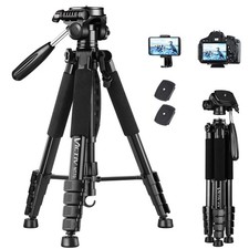 Victiv Treppiede Fotocamera e Smartphone 185 cm Cavalletto Fotografico in