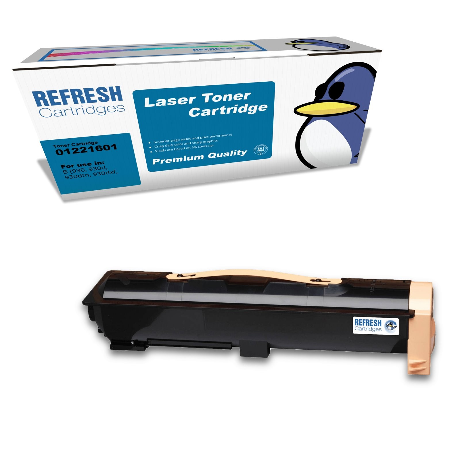 Refresh Cartridges Black 01221601 Toner Compatible With OKI Printers